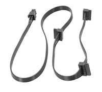 yanwuwa Câble d ' Alimentation Flexible et 6 Broches SATAX3, Parfait pour RM RMX Modulars, Cordon d ' Alimentation pour Disque Dur 15 Broches, câble Complet
