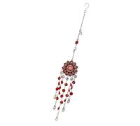 yanwuwa Carillon à vent en cristal attrape-soleil avec motif arbre Rouge | Suncatcehrs Décoration réfléchissante à suspendre pour fenêtre avec cristaux et effet de lumière colorée
