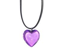 yanwuwa Collier ras du cou avec pendentif en forme de cœur pour femme - Chaîne réglable élégante - Design simple - Bijoux d'amour pour femme, Moyen, Comme décrit, Comme décrit.