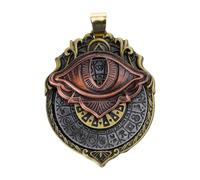 yanwuwa Composant de bijoux Pendentif artistique sur le thème du Tarot Texture en métal Pendentif porte-clés pour les projets de collier et de faisant des composants de bijoux polyvalents