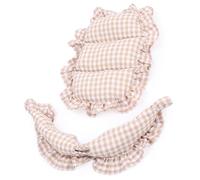 yanwuwa Coussin pour poussette avec oreiller pour poussette - Tissu polyester solide - Coussin épais pour petits animaux - Utilisation en extérieur