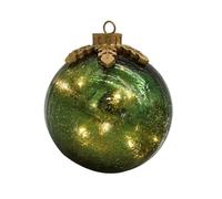 yanwuwa Décoration de Noël en verre incassable en polyéthylène glycol - Fonctionnement à piles - Texture pince à linge - Pour décoration de table, festival, décoration de Noël moderne