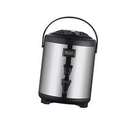 yanwuwa Distributeur de boissons chaudes antirouille de qualité commerciale - 12 litres - Thermographe LCD - Distributeur de lait de soja de qualité commerciale