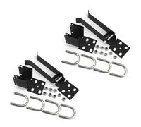 yanwuwa Double portail en acier robuste pour clôture de tuyau de 3,5 cm à verrouillage sécurisé double portail pour chevauchement