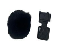 yanwuwa Housse de microphone coupe-vent avec support de griffe pour caméras Vlog améliorant la clarté du son dans des conditions de vent, sabot à chaud, accessoire de pare-brise réduisant le bruit du