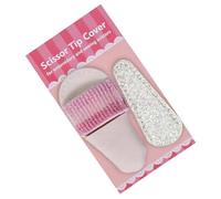 yanwuwa Housse de protection en cuir pour ciseaux avec doublure douce pour un rangement sûr et un accident dans une boîte à ciseaux brodée, F, Taille unique