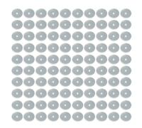 yanwuwa Lot de 100 bouchons d'oreille transparents en silicone pour hyperplasie