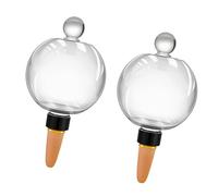 yanwuwa Lot de 2 boules d'arrosage automatiques transparentes de grande | Boule d'arrosage automatique transparente de grande capacité pour l'entretien des verdures d'intérieur et de vacances