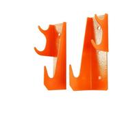 yanwuwa Lot de 2 possesseurs Jacob muraux peu encombrants avec double crochet en acier pour un rangement permanent