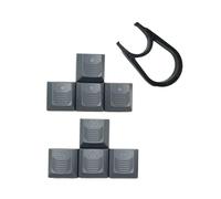 yanwuwa Lot de 8 touches translucides pour touches WASD et flèches - Installation facile pour claviers mécaniques - Jeu de 8 flèches directionnelles