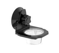 yanwuwa Mangeoire murale pour terrarium pour reptiles avec ventouse - Double bol pour nourriture et eau, installation rapide, mangeoire compacte pour habitat avec ventouse