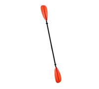 yanwuwa Pagaie de kayak pour une utilisation en eau calme avec manche noir | Pagaie à deux extrémités avec manche noir pour les voyages en bateau, l'utilisation du lac, les excursions en planche