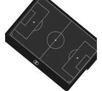 yanwuwa Panneau de coaching LCD permanent de 40,6 cm pour la pratique du basket-ball mettant en évidence plus de 100 000 réécritures de refus fondu sinon marque le bouton permanent