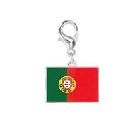 yanwuwa Pendentif drapeau en acier inoxydable, homard, argent, PPP | Porte-clés pour chaîne de bijoux, petit profil, tenue quotidienne