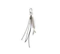 yanwuwa Pendentif en alliage multifonction en forme de queue de cheval avec chaînes en métal effet brillant pour sac cadeau punk