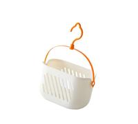 yanwuwa Rangement résistant à l'eau avec base de drainage et poignée portable, panier suspendu multi-usage pour salle de bain et linge, organiseurs de douche portables