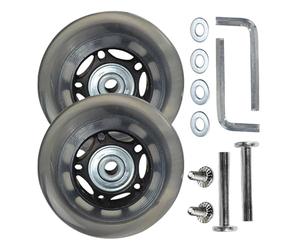 yanwuwa Rollers en ligne professionnels en polyuréthane universels, roulettes résistantes à l'usure pour bagages, valise, facile à utiliser avec vis de rechange