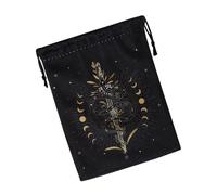 yanwuwa Sac de rangement pour cartes de tarots et oracles - Pochette souple à cordon de serrage - Accessoires de divination pour les amateurs de tarots, Fhr135, Taille unique
