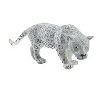 yanwuwa Statue de léopard des neiges très détaillée, PVC, léopard des
