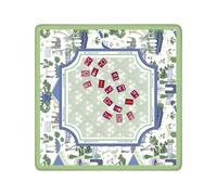 yanwuwa Tapis de jeu idéal pour les amateurs de mahjong, y compris design compact pliable et rangement facile à transporter maison de jeu Mahjong Pad tendance