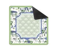 yanwuwa Tapis de jeu idéal pour les amateurs de mahjong, y compris design compact pliable et rangement facile à transporter maison de jeu Mahjong Pad tendance