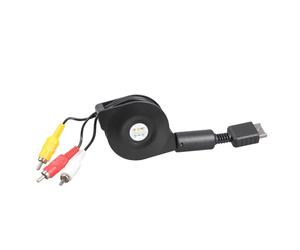 yanwuwa Universals PS1 AV RGBs Component Cable 3RCA Connecteurs Réglable Cuivre Cores TV Cordon de connexion rétractable AV Câble
