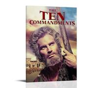YANXIAOYUOZDS Poster de film Les dix commandements - Décoration murale - 60 x 90 cm - Style 4 - Cadre 4