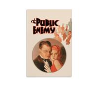 YANXIAOYUOZDS Poster de film The Public Enemy - Décoration murale - Sans cadre - Style 1 - 20 x 30 cm
