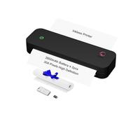 yanxio Imprimantes portables sans fil pour voyage, imprimante thermique sans encre, prend en charge le papier thermique A4/21,6 x 27,9 cm pour bureau, voyage, maison, compatible iOS, Android, Windows