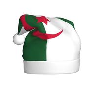 YANYU Bonnet de Noël avec imprimé drapeau de l'Algérie pour adultes
