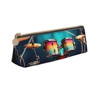YANYU Cool Drums Trousse à crayons fonctionnelle avec fermeture éclair 21 x 5,6 x 6,1 cm