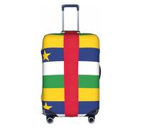 Yanyu Housse de protection universelle élastique et lavable avec drapeau de l'Afrique centrale pour adulte, blanc, Small