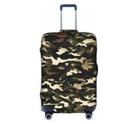 Yanyu Housse de protection universelle élastique lavable pour bagage de voyage pour adulte Motif camouflage, blanc, Small
