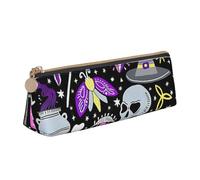 YANYU Magic Witch Witchcraft Trousse à crayons fonctionnelle avec fermeture éclair 21 x 5,6 x 6,1 cm Motif bohème