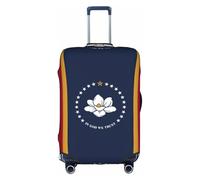Yanyu Mississippi State Flag Print Housse de protection universelle élastique lavable pour bagage de voyage pour adulte, blanc, Medium