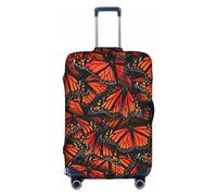 Yanyu Monarch Butterflies. Housse de protection universelle élastique lavable pour bagage de voyage pour adulte, blanc, Large