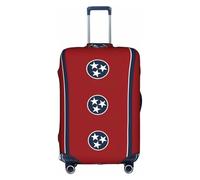 Yanyu Tennessee State Flag Housse de protection universelle élastique lavable pour bagage adulte, blanc, X-Large