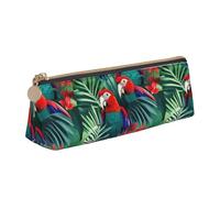 YANYU Trousse à crayons fonctionnelle avec fermeture éclair - Grande capacité - 21 x 5,6 x 6,1 cm - Motif perroquet