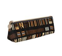 YANYU Trousse à crayons fonctionnelle avec fermeture éclair Motif tribal africain Grande capacité 21 x 5,6 x 6,1 cm