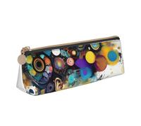 YANYU Trousse à crayons fonctionnelle avec intelligence artificielle - Grande capacité - 21 x 5,6 x 6,1 cm - Poche triangulaire avec fermeture éclair