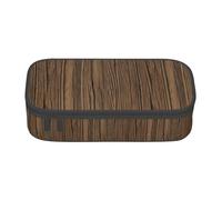 YANYU Trousse à crayons pratique avec impression grain de bois 21,6 x 5,1 x 9,4 cm pour stylos, crayons, petits objets