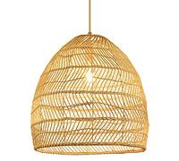 YANZHAOA Éclairage Suspendu en Rotin Fait À La Main Abat-Jour Panier Rétro Créatif Et Personnalisé Lustre en Osier De Bambou D’Asie du Sud-Est Lampe Suspendue en Rotin pour Salle À Manger