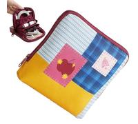 yanzisura Étui de Voyage pour Bijoux,Sac-Boîte Pliable Portable En Cuir PU | Pochette De Voyage Pour Bijoux,Pour Femme Rangement Maquillage Bagage Sac Maison Intérieur Extérieur