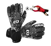 yanzisura Gants de Adulte - Confortables Performance Élevée Réutilisables Respirants - Protection des Doigts Gants de Football,pour Garçons, Filles, Adultes, Adolescents Et Famille