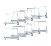 yanzisura Goupille d'Attelage Remorque - 10 Pièces de Quincaillerie de Blocage Carré,Axe d'Attelage pour Remorque - pour Matériel de Jardin Tondeuse Tracteur Agricole