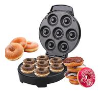 yanzisura Machine à Donuts,7 Cavités Anti-Adhésif avec Témoin Lumineux - Appareil à Donuts pour la Maison | Pour Maison, Cuisine, Bureau, Restaurant, Café, Petit-déjeuner, Dessert, Snack