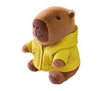 yanzisura Peluche Capybara | Coussin Mignon De 25 Centimètres avec Vêtements,Peluche Mignonne Capybara - pour Noël Anniversaire Chambre Photo Enfant Fille Déco Cadeau