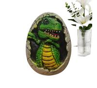 yanzisura Œufs de Dinosaures - Figurines Antistress Artisanales - Œuf de Dinosaure à Éclore pour Pâques - pour Filles Garçons Maison Fête de Pâques Anniversaire Bureau Décor