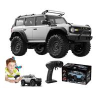 yanzisura Voiture Télécommandée de Drift - Voiture Télécommandée Cascade 1 16 Modèle Crawler avec Camion LED 2.4 GHz - 2.4G Modèle Tout Terrain avec Lumières Jouet Cadeau pour et Adultes Maison Parc