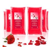 YAOBLUESEA Lot de 6 blocs de cire de paraffine, 2700 g, rose, recharge pour bain de paraffine, mains et pieds, soulage la fatigue musculaire, hydrate et nourrit
